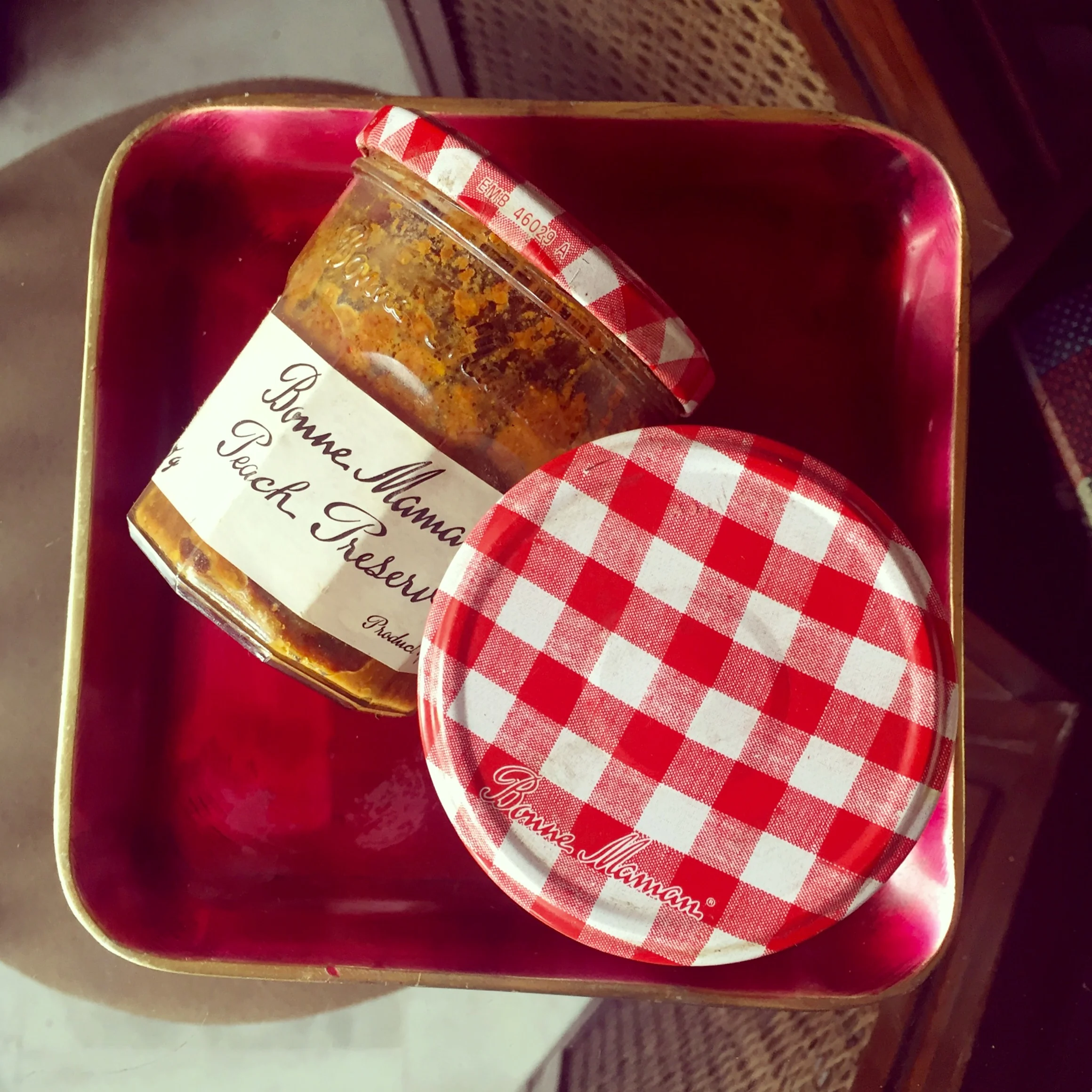 A quintessential sight in most of the Indian households where after many jam-bread tiffins, the marmalade bottles end up having the same fate. Storing batches of homemade pickles.