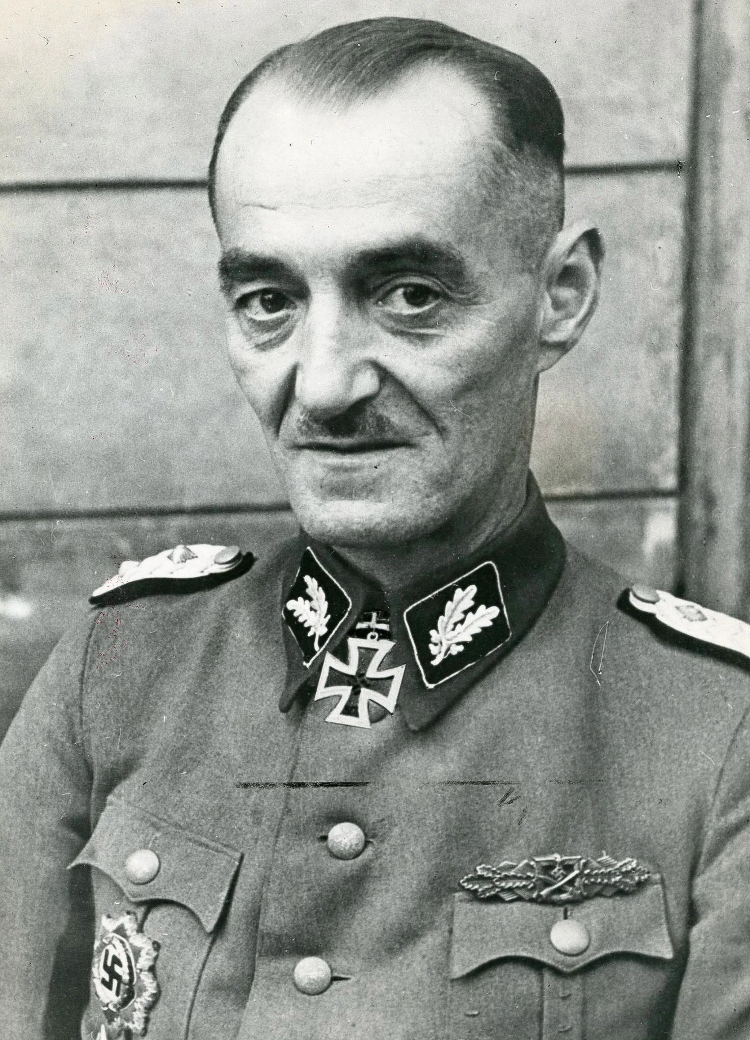 Portrait of Oskar Dirlewanger, commander of the SS Dirlewanger formation.