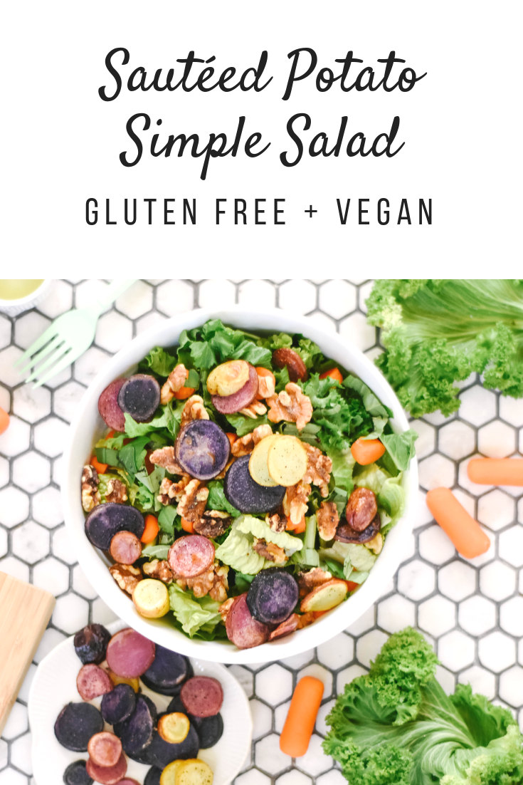 Sautéed Potato Simple Salad. Gluten Free + Vegan.png