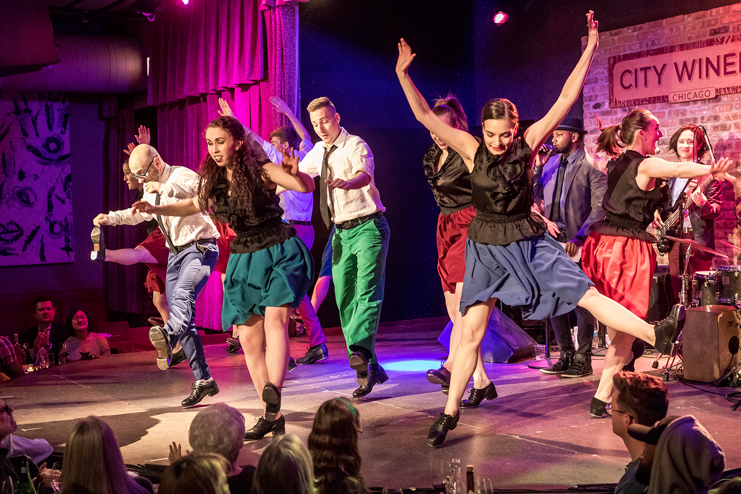  The Chicago Tap Theatre performs in “Sweet Tap Chicago” at City Winery Chicago on Sunday, Mar. 11, 2018.  
