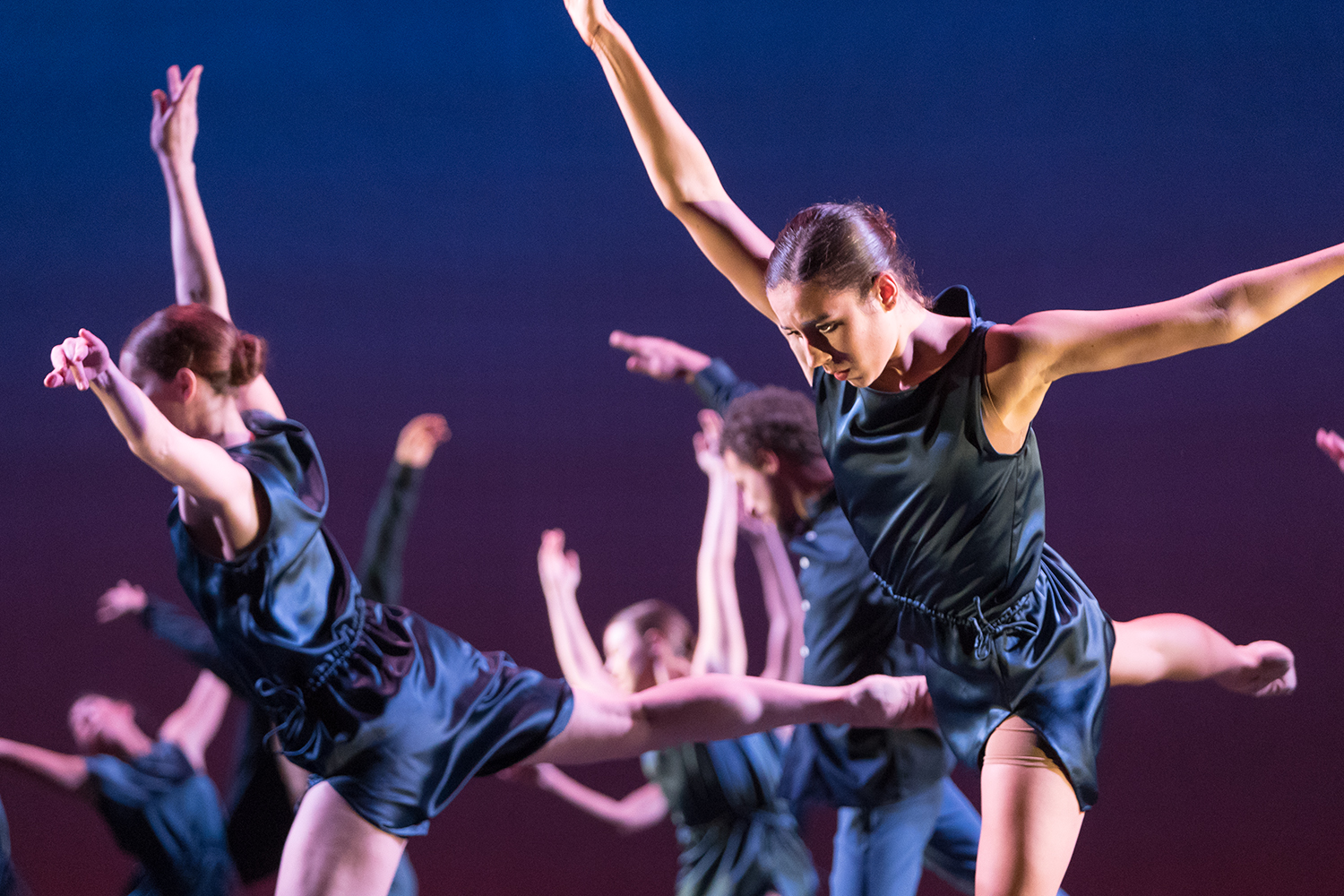  Students in the University of Iowa's Department of Dance perform in Dance Gala 2018 in Space Place Theater on Monday, Oct. 8, 2018.  