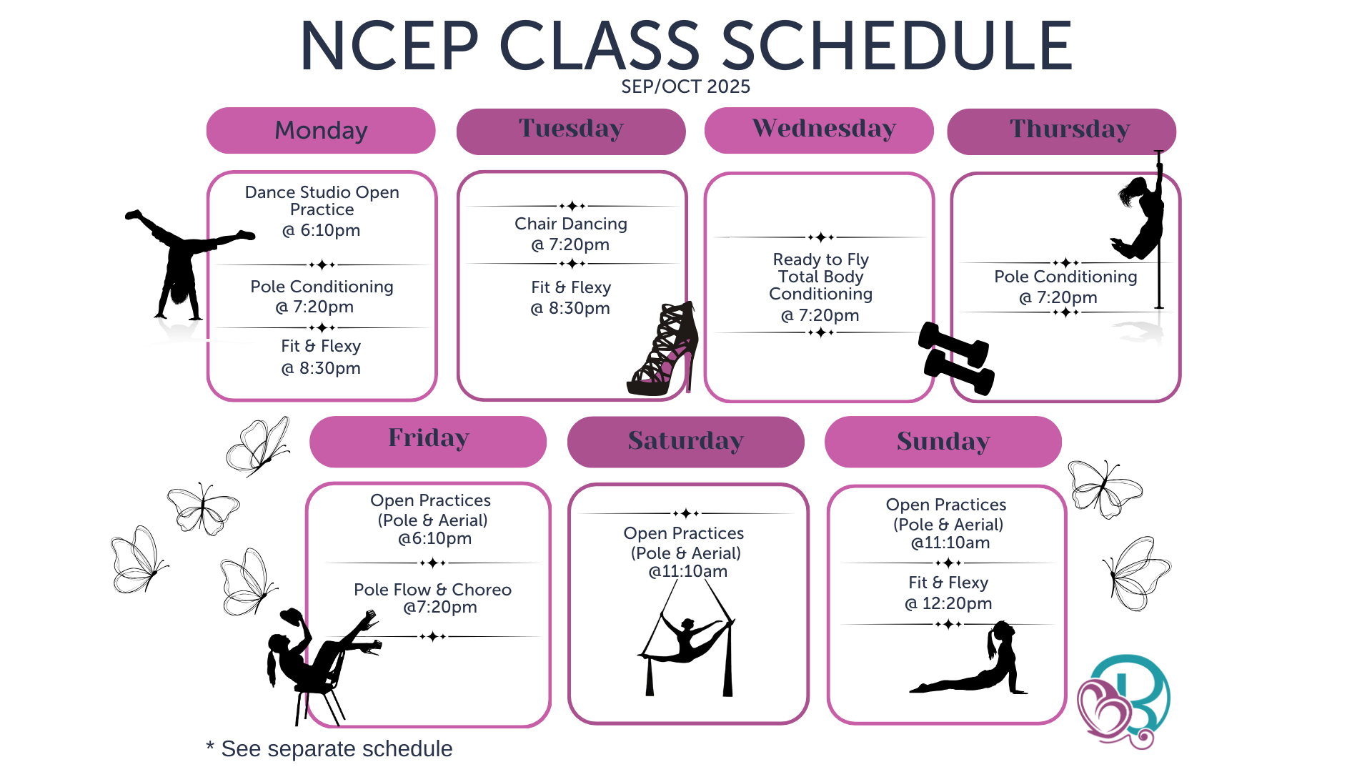 NCEP Class Schedule