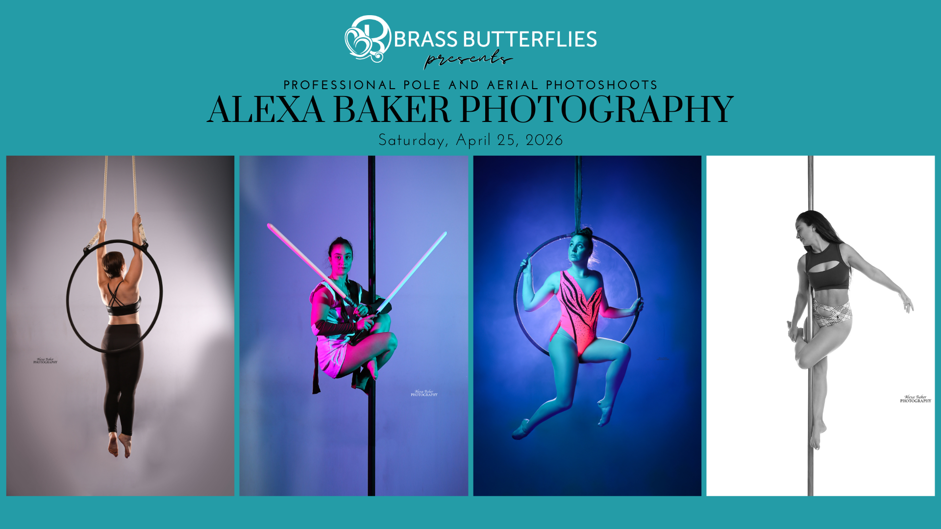 Professional Pole and Aerial Photoshoots with Alexa Baker