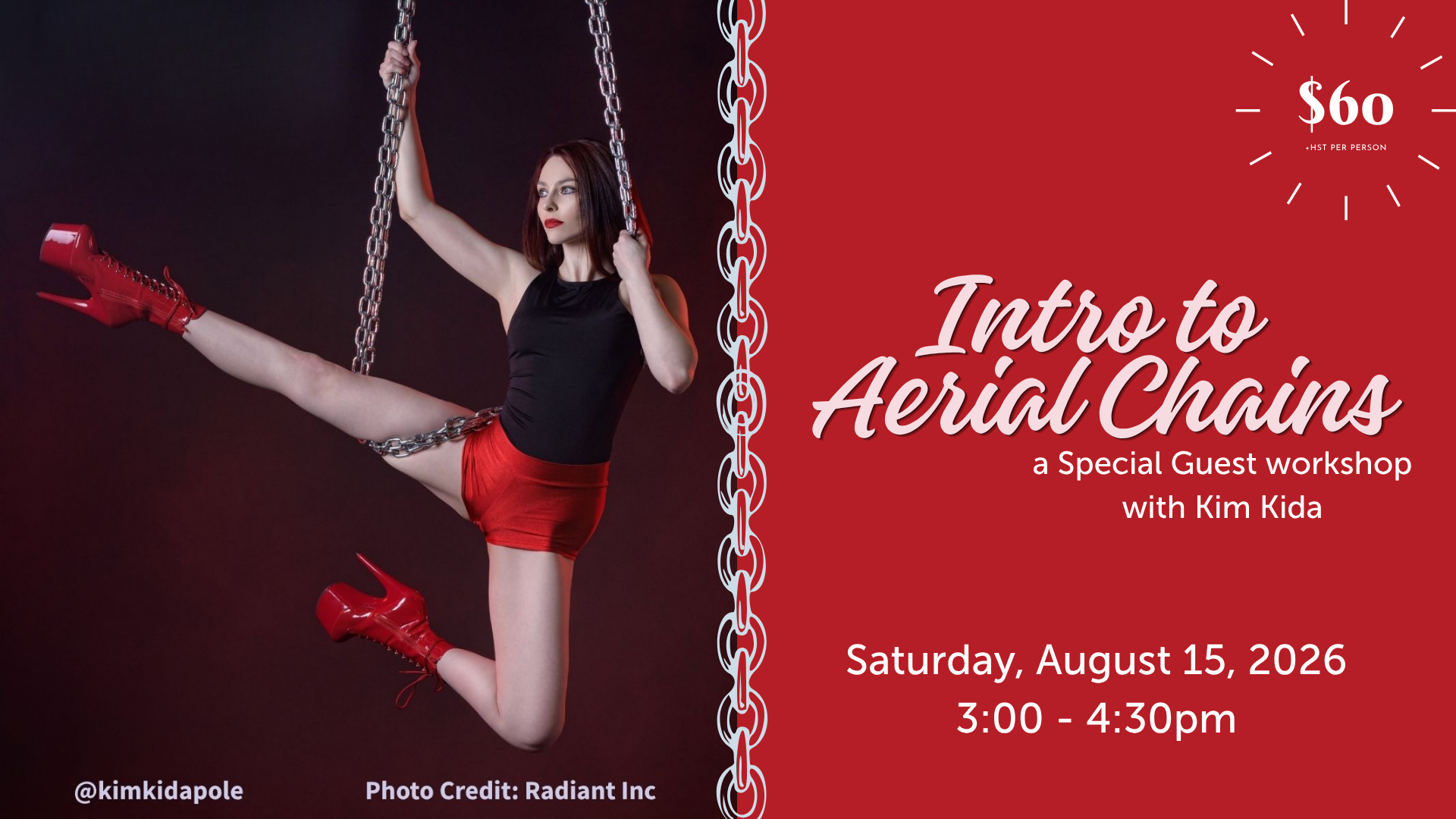 Intro to Aerial Chains with Kim Kida