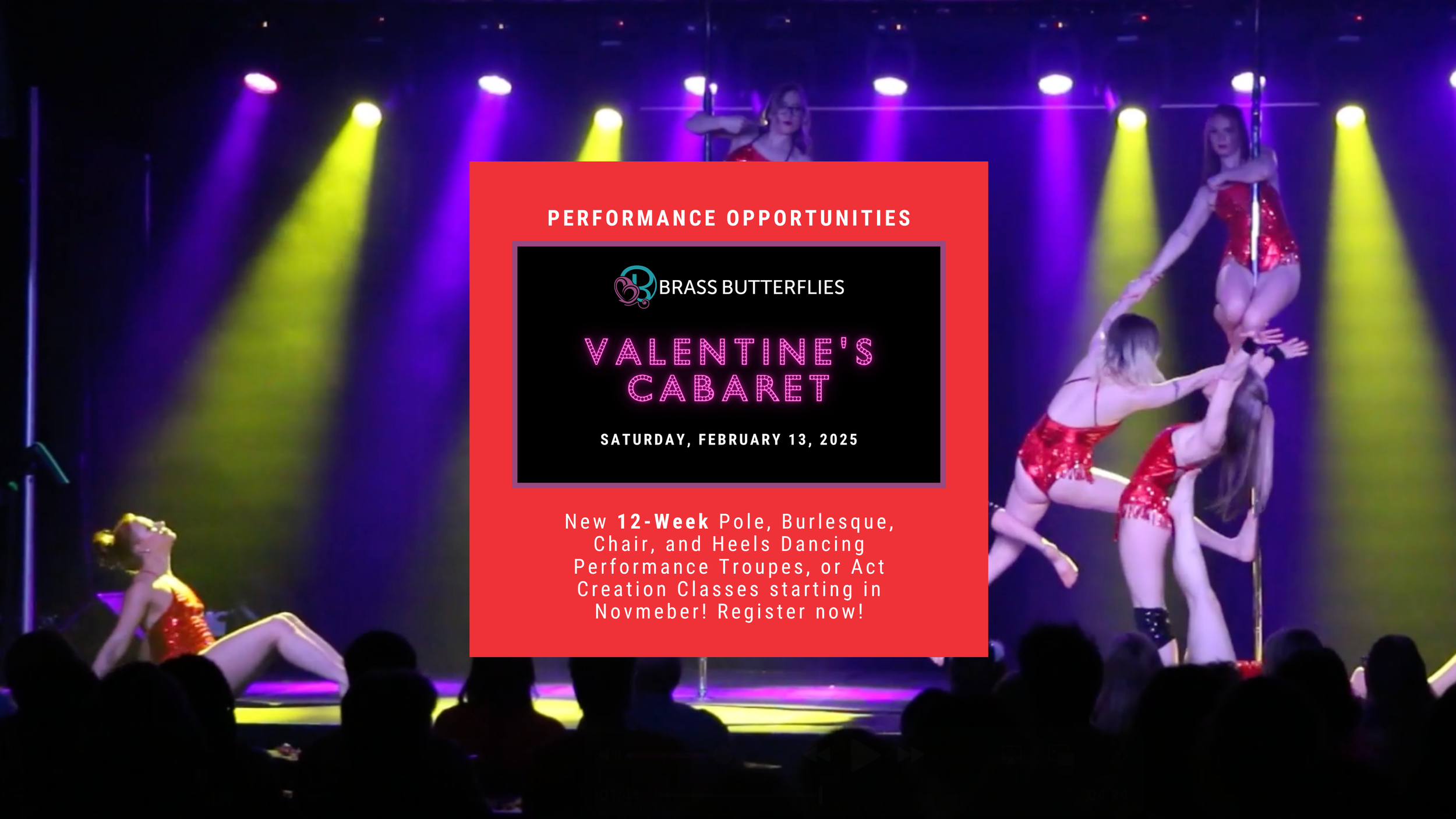 Perform in the 2027 Valentine's Cabaret