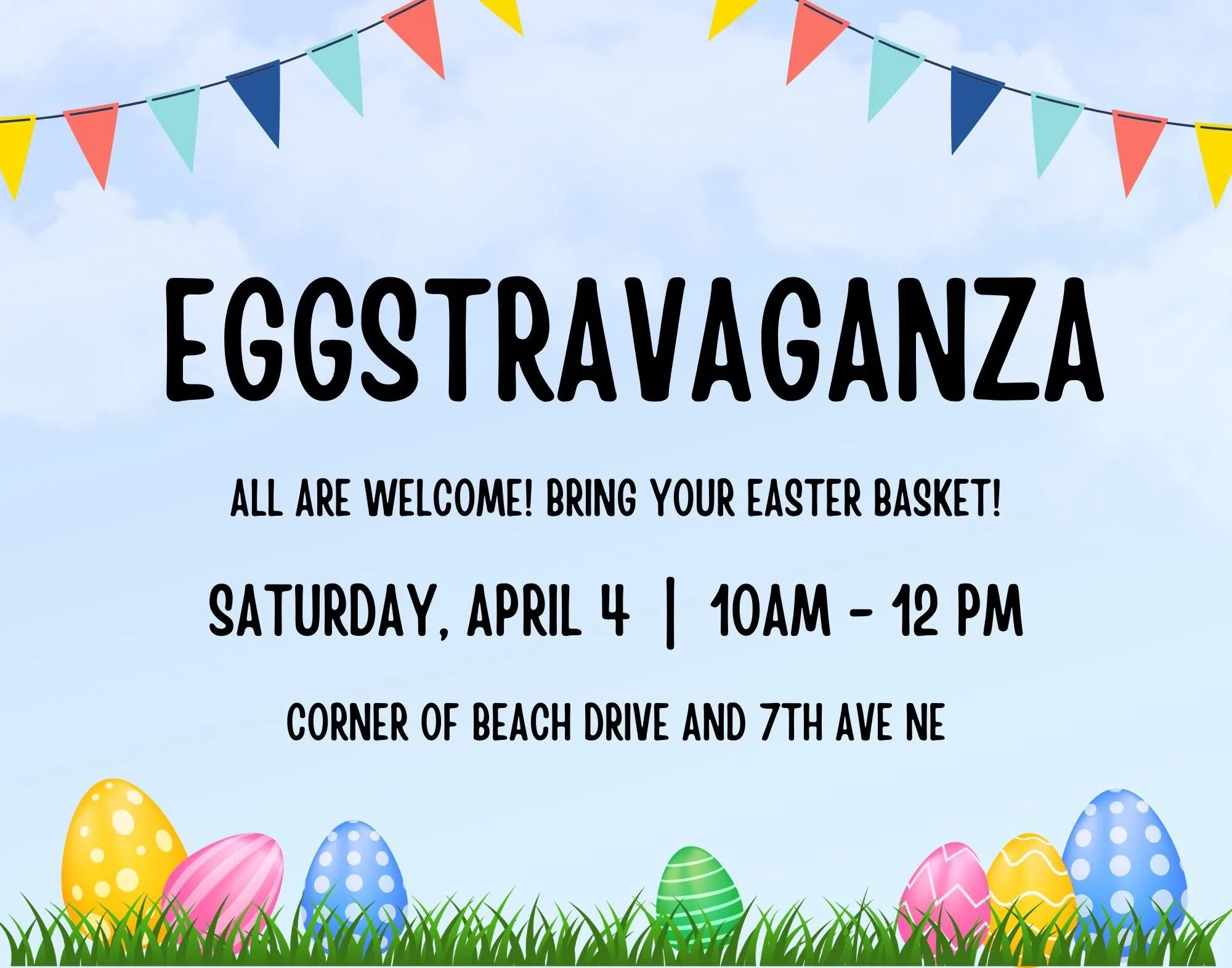 Eggstravaganza - Easter Egg Hunt &amp; More - Saturday, April 4, 10 a.m. to 12 p.m.
