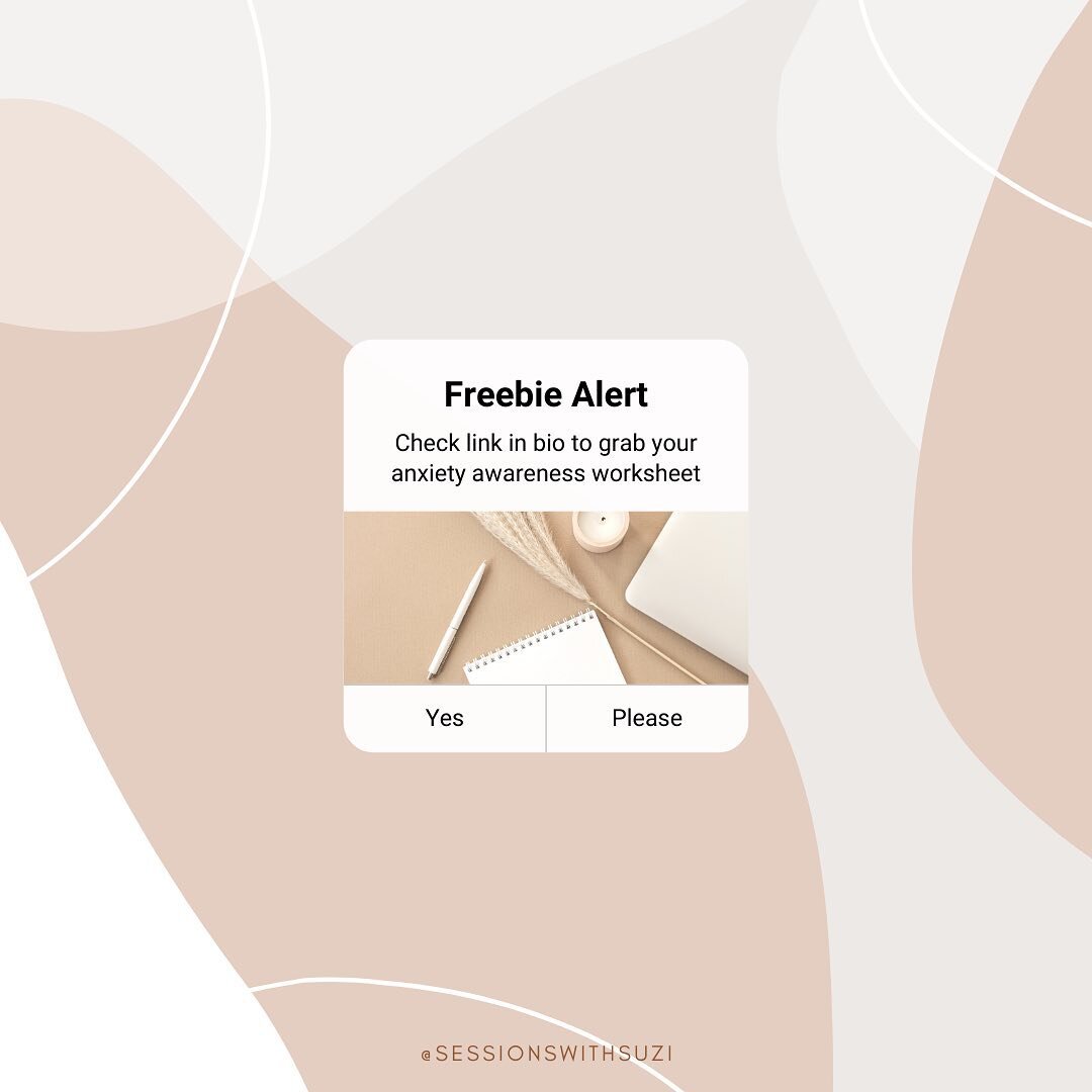 FREE ANXIETY WORKSHEET 

👉🏼Anxiety can hit you out of the blue. Being able to reflect on moments when you feel anxious is an important step in both understanding and managing your anxiety more effectively. Use this worksheet to recognize situations