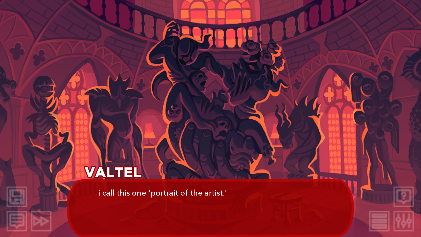 Art imitates life.