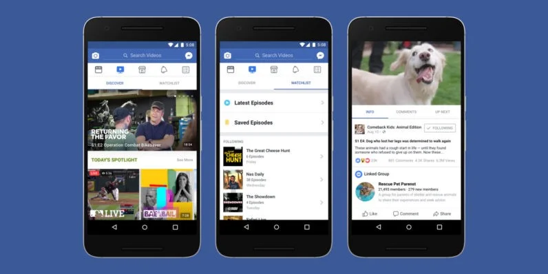 The New Facebook âWatchâ Channel Announced This Week