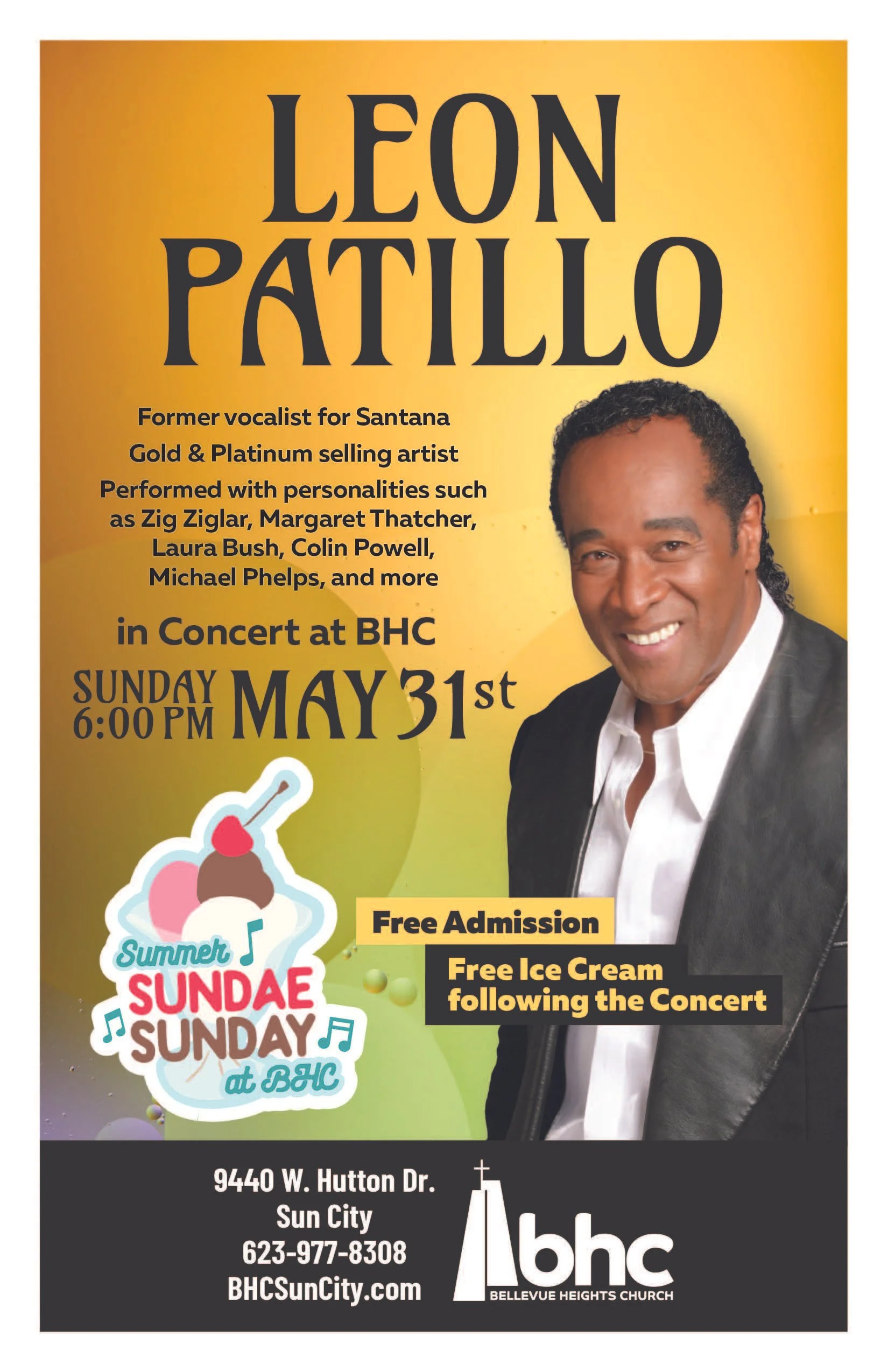 Leon Patillo - Summer Sunday Sundae