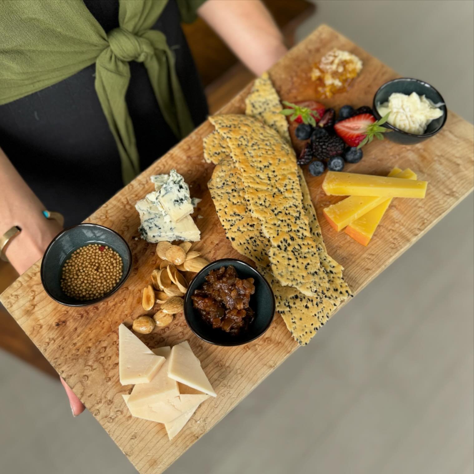 Did you know that our new &agrave; la carte menu has a shareable section now? Our beautiful cheeseboard is the perfect way to sit back, relax, and enjoy this beautiful sunshine on the patio tonight!