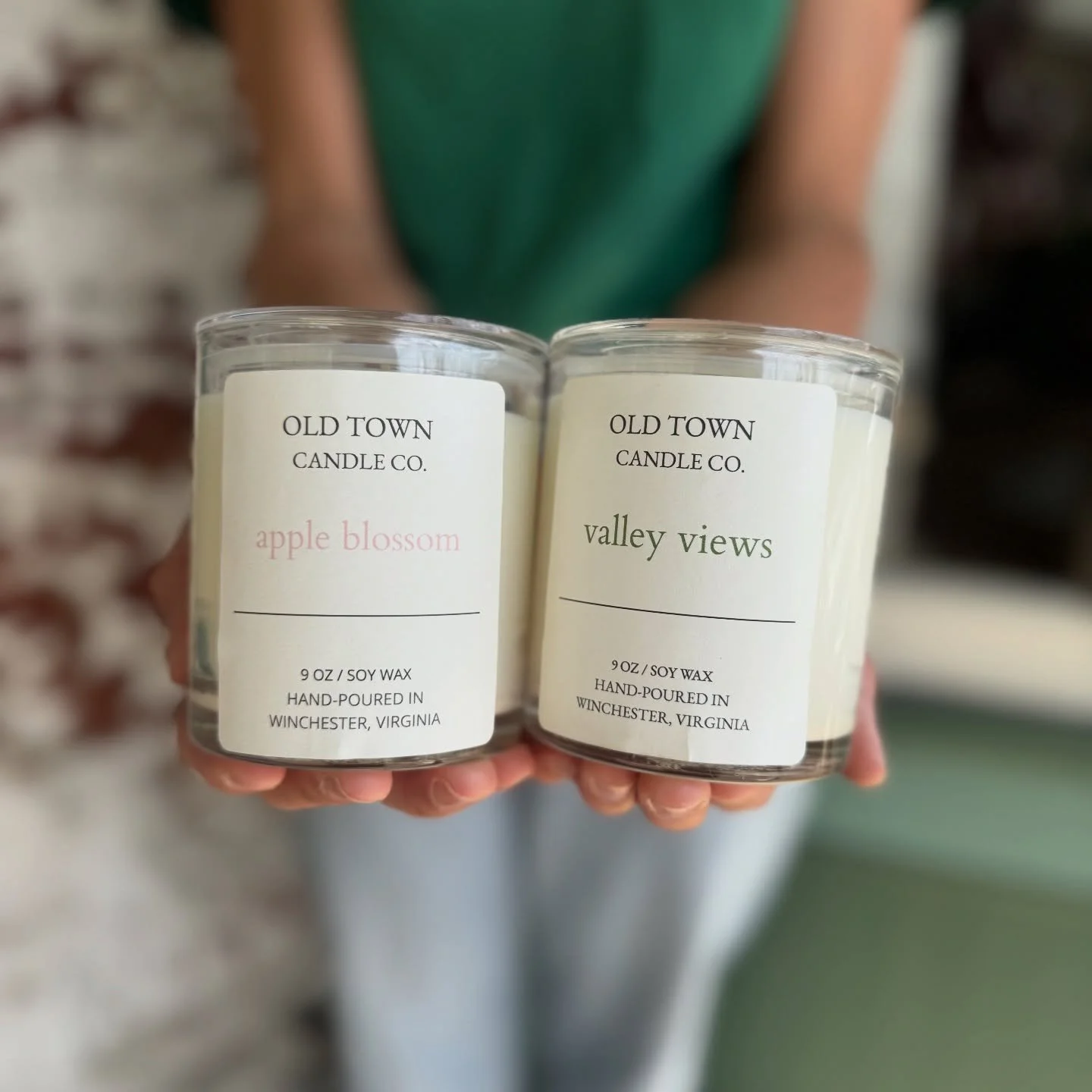 We have new @oldtowncandlecowinc candles in! These candles are locally made and smell divine. Come stock up on these fresh spring scents 🌸🕯️