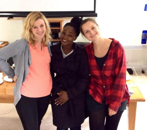 Myself, Viola (a member of Young Humanists International from Uganda) and Marieke