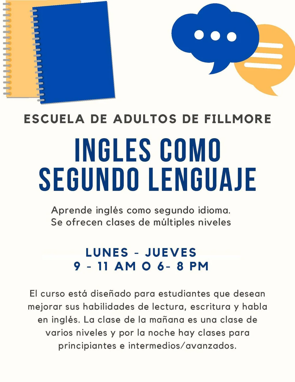 interested in hearing more about our class offerings? — Fillmore Unified  School District