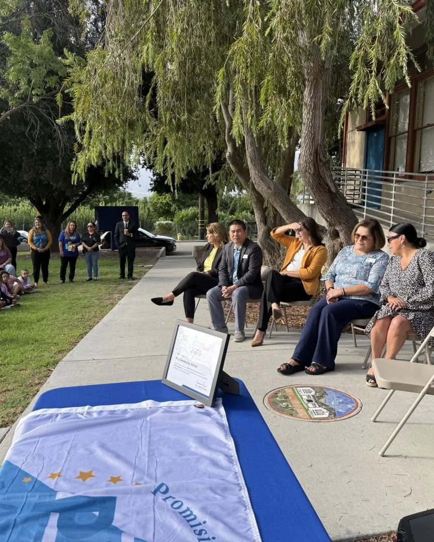Piru Elementary celebrates its Promising Practices School recognition.
