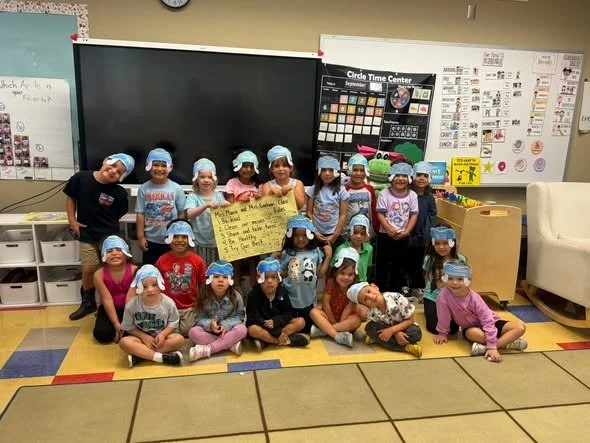 Rio Vista students celebrate Constitution Day together.