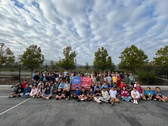 Roadrunners complete a Constitution Day classroom activity.