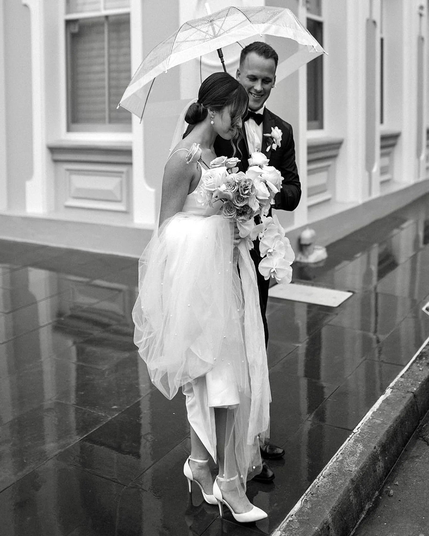 Kimberley + Todd 🤍
⁣
Venue:⁣ @merewethersurfhouse 
Videography: @wildwood_cinematic⁣
Photography: @for_modernromantics⁣
Celebrant:⁣ @aliciajohnscelebrant 
Gown:⁣ @preajames_bridal 
Suiting:⁣ @rundletailoring 
Florals &amp; Styling:⁣ @val.ent.een 
Ha