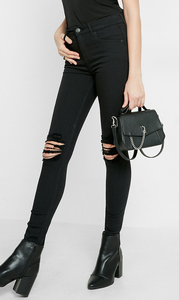 express ripped leggings