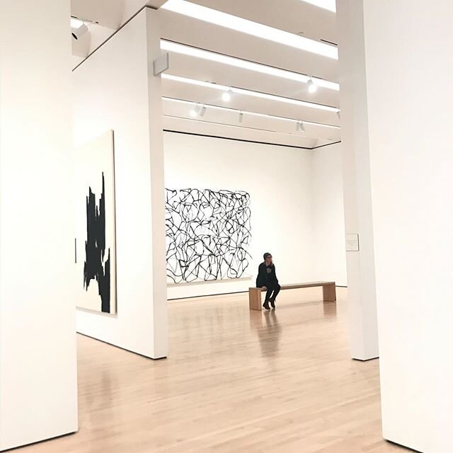 The world has changed so much in the last 6 months. This photo was taken on my last big trip before quarantine, having a quite moment in the Museum of Modern Art in San Francisco.⠀
.⠀
I don&rsquo;t know when the next time I will go into a busy public