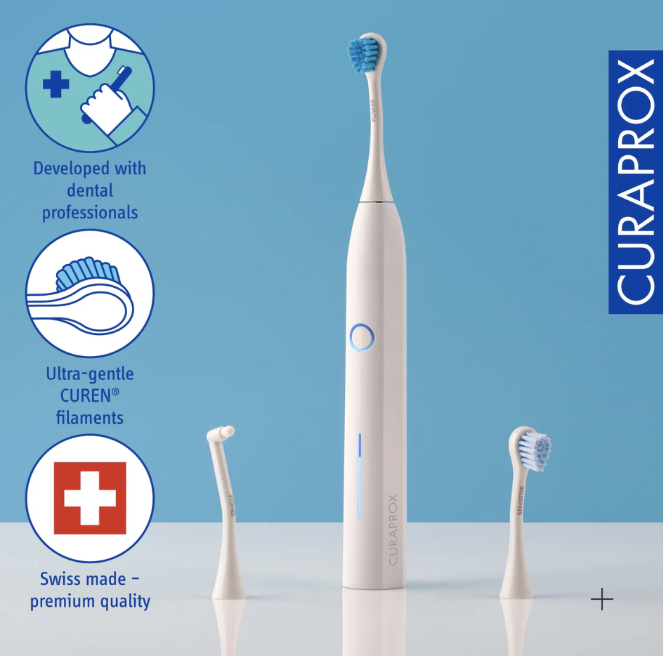 Curaprox Swiss Hydrosonic Pro Electric Toothbrush *The ONLY 84,000 rpm toothbrush on the market