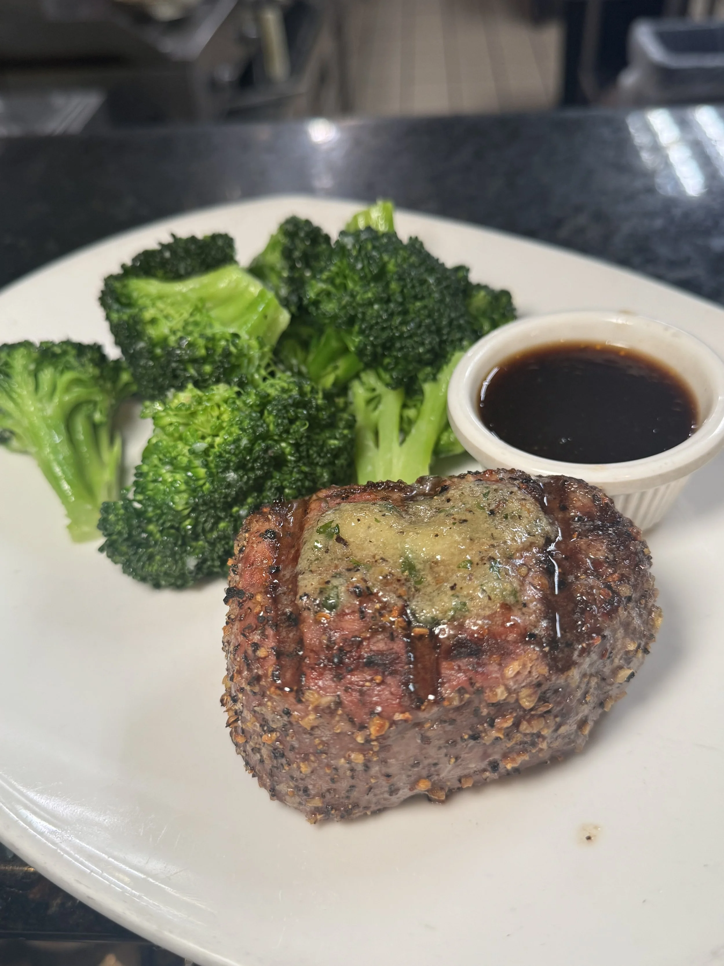 Filet Mignon at Lemmo's Grill Moorpark