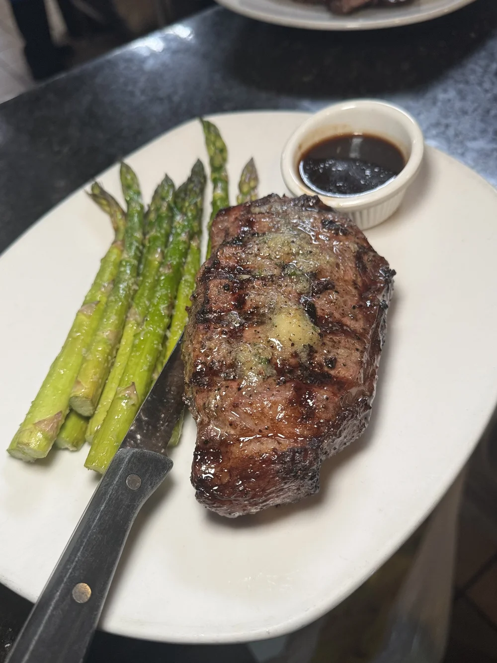 Ribeye Steak at Lemmo's Grill Moorpark