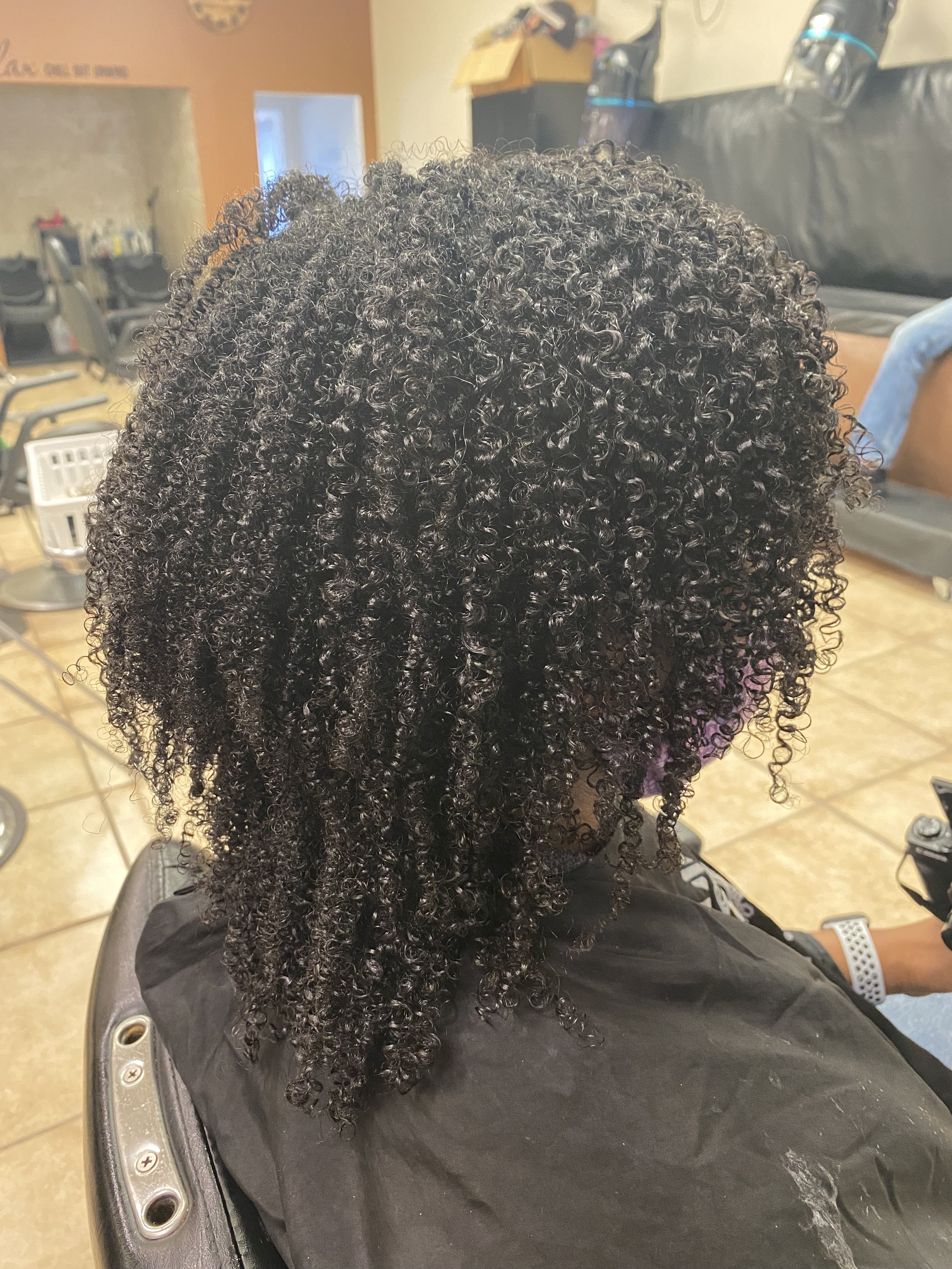 First Natural Hair Salon Visit and Curly Cut on Kinky Curly Coily Hair —  Teryn | Fashion, Beauty, and Life