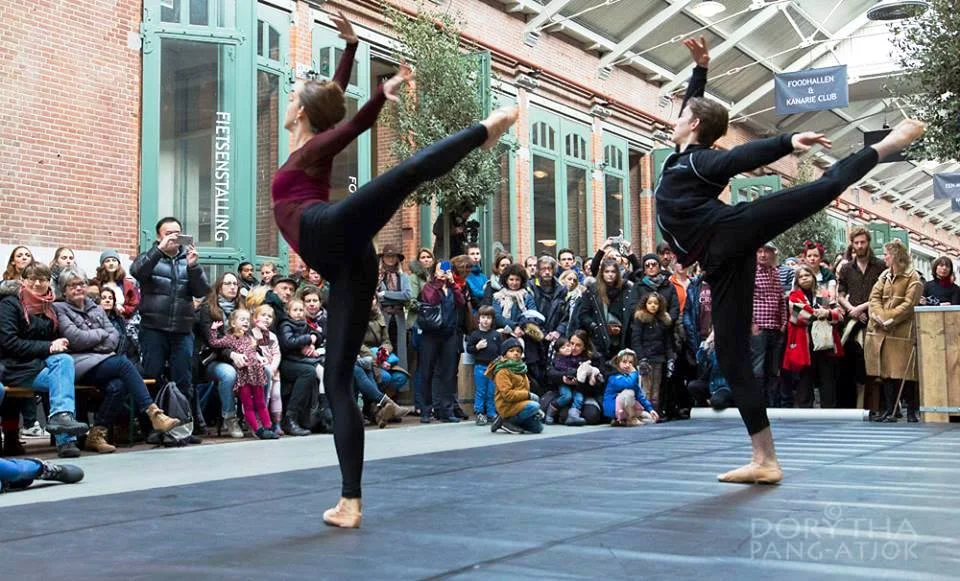 Dansdag 2018 met dansers van de HNB Junior Company. Fotograaf: Dorytha Pang-Atjok