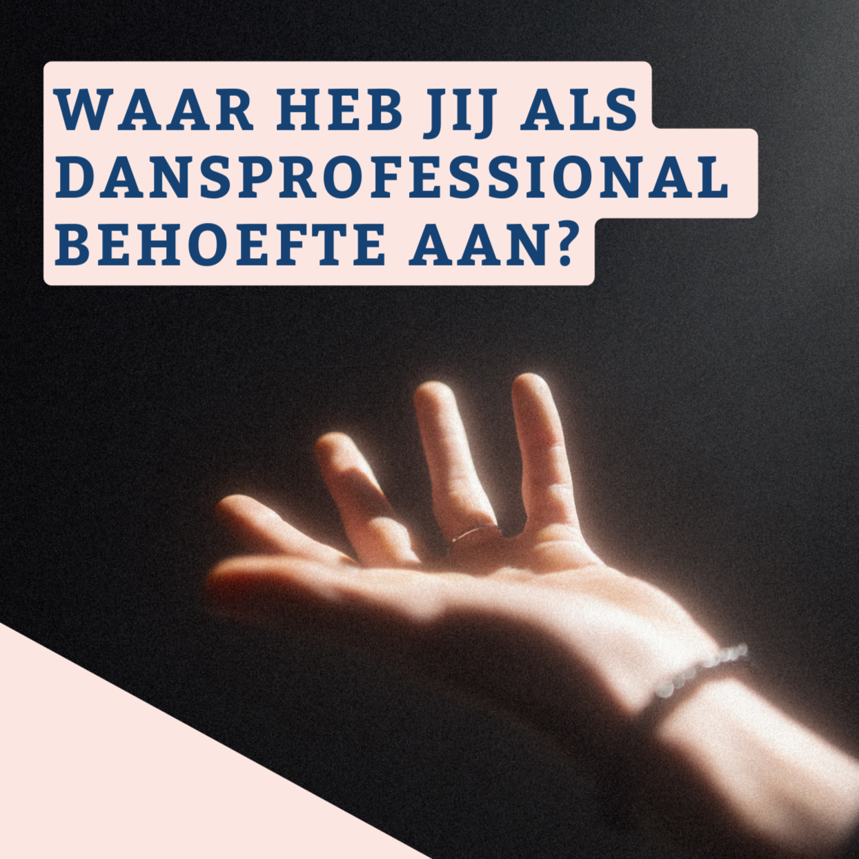 Dans Veilig start landelijk behoefteonderzoek onder professionele dansers