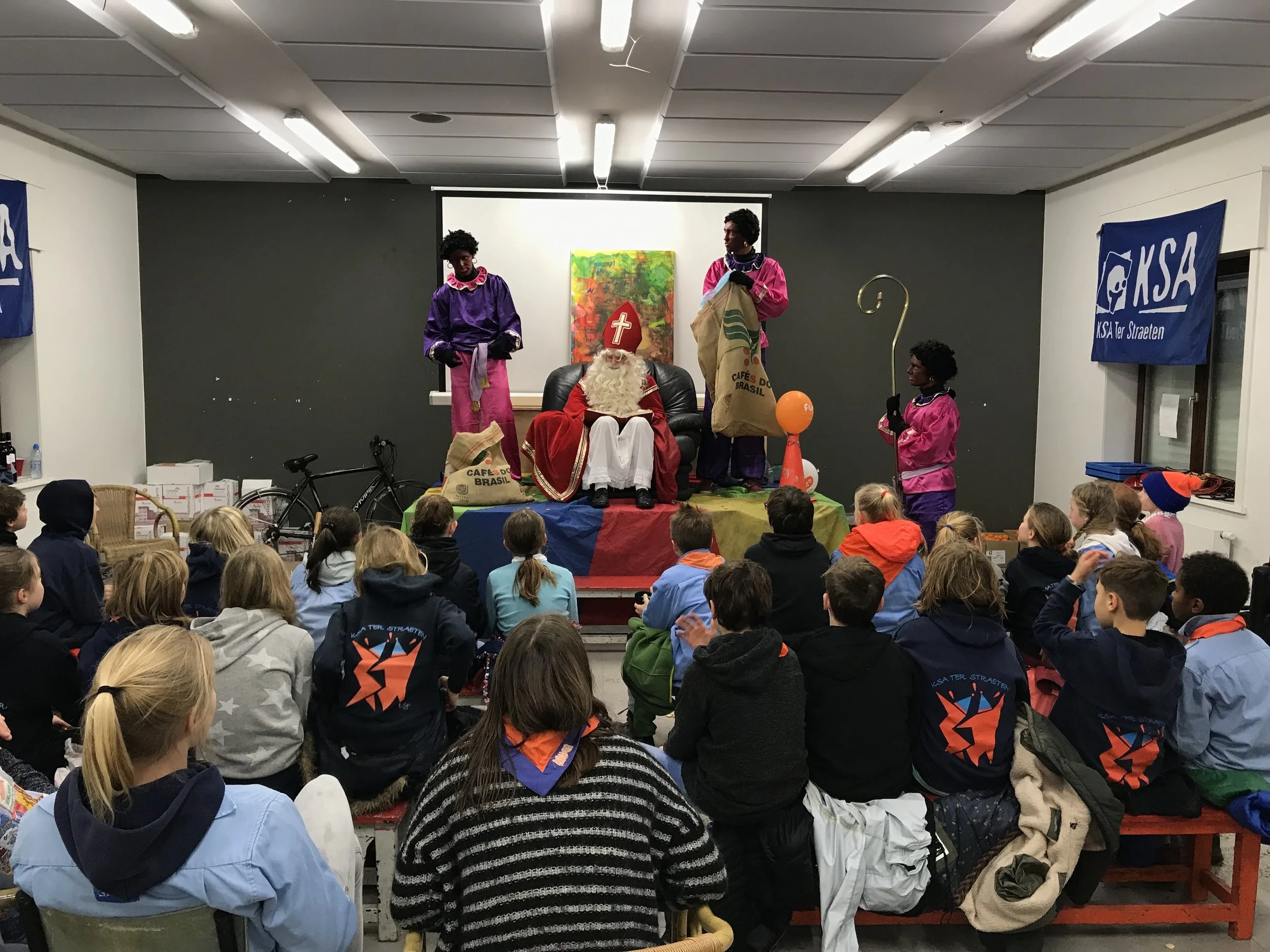 Sinterklaas kwam op bezoek!
