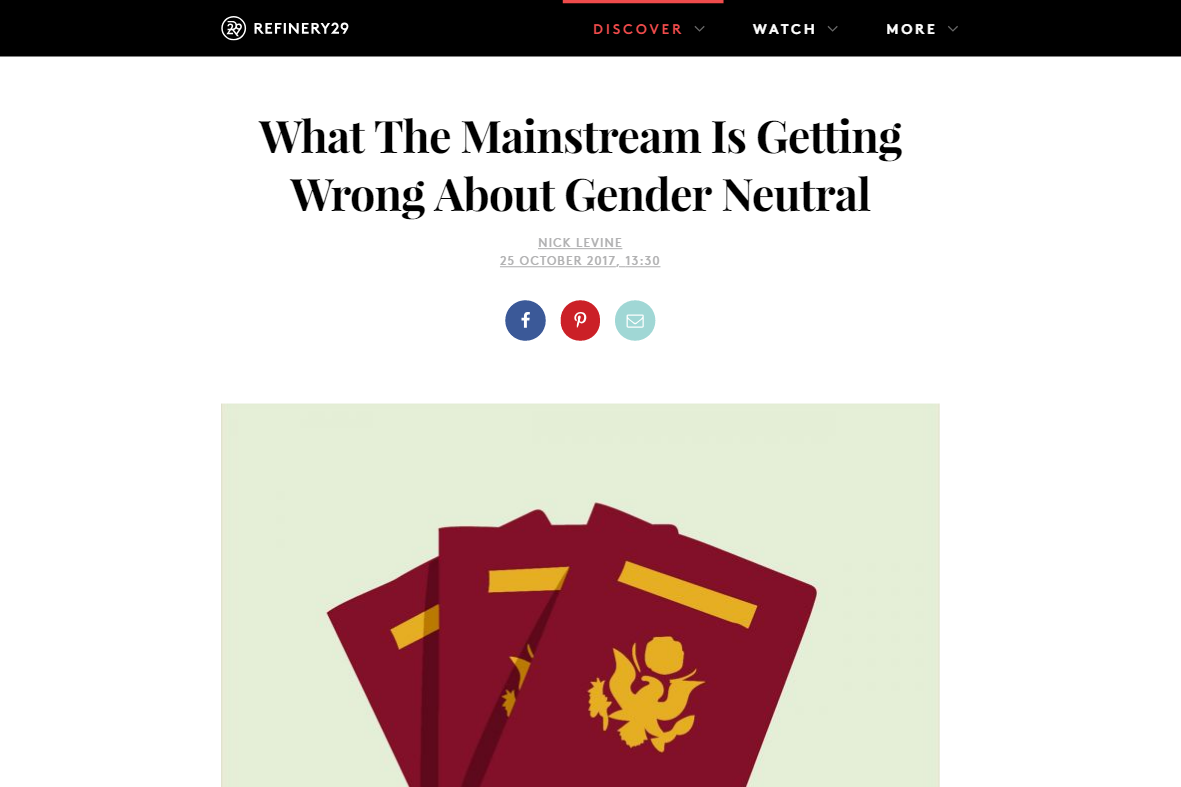 Bull &amp; Dagger Founder, Meera Amin, Talks Gender Neutral Passports - Refinery 29