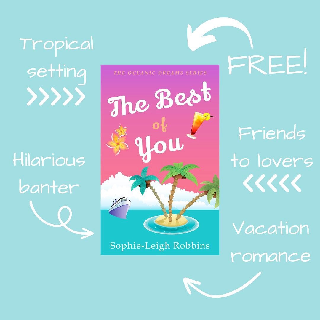Guess what&rsquo;s free right now! 😍 Grab your copy and get ready for a hilarious cruise with lots of banter, funny moments, and quirky characters. Feel free to share this freebie with your romcom-loving friends 🥰
📚www.books2read.com/thebestofyou
