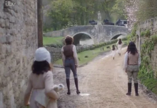 Regency Dress promenade at Iford