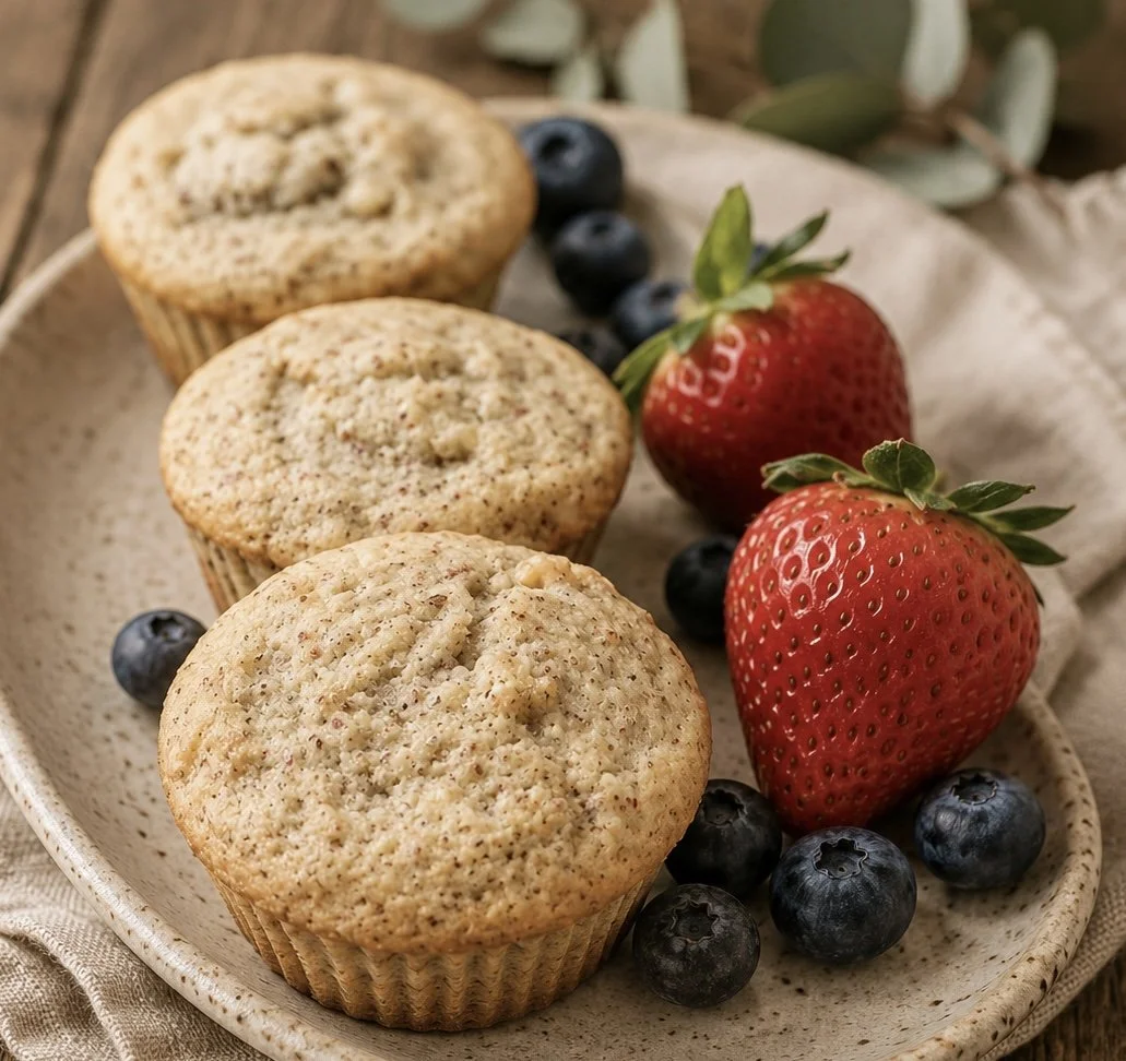 Strawberry Vanilla Muffins