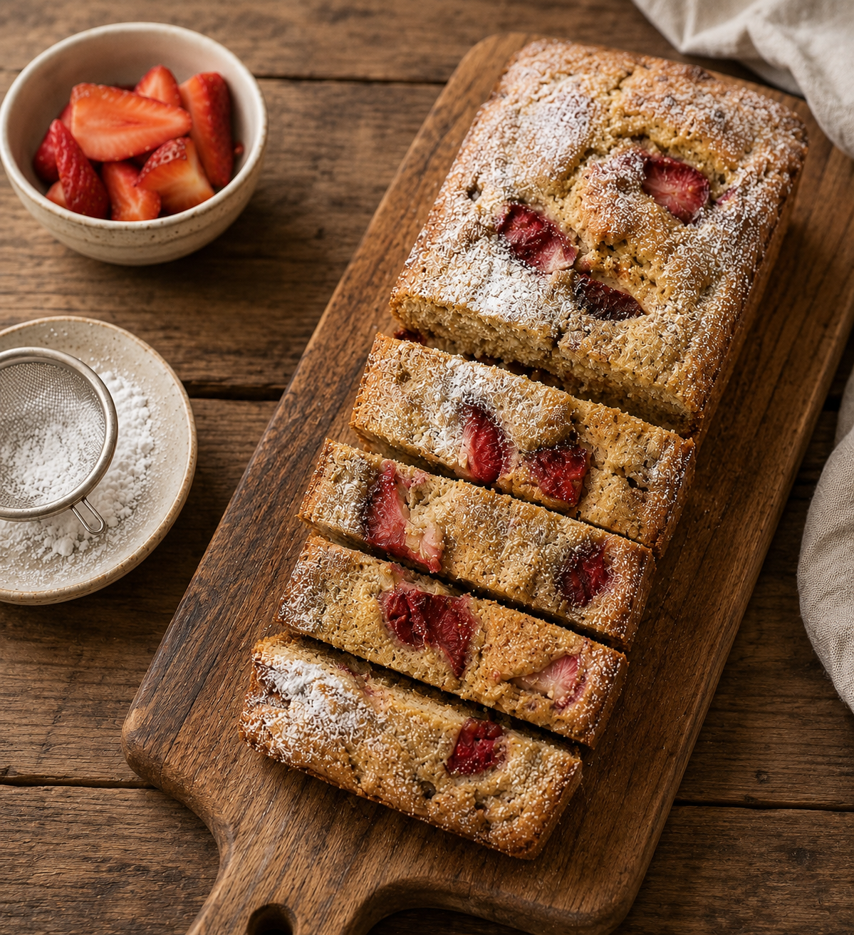 Strawberry Cream Loaf