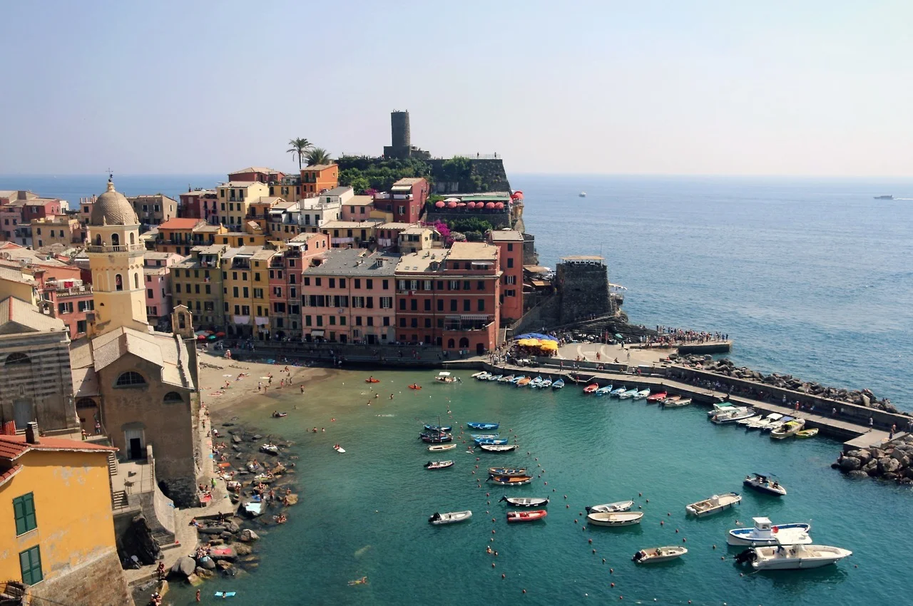 Vernazza from above
