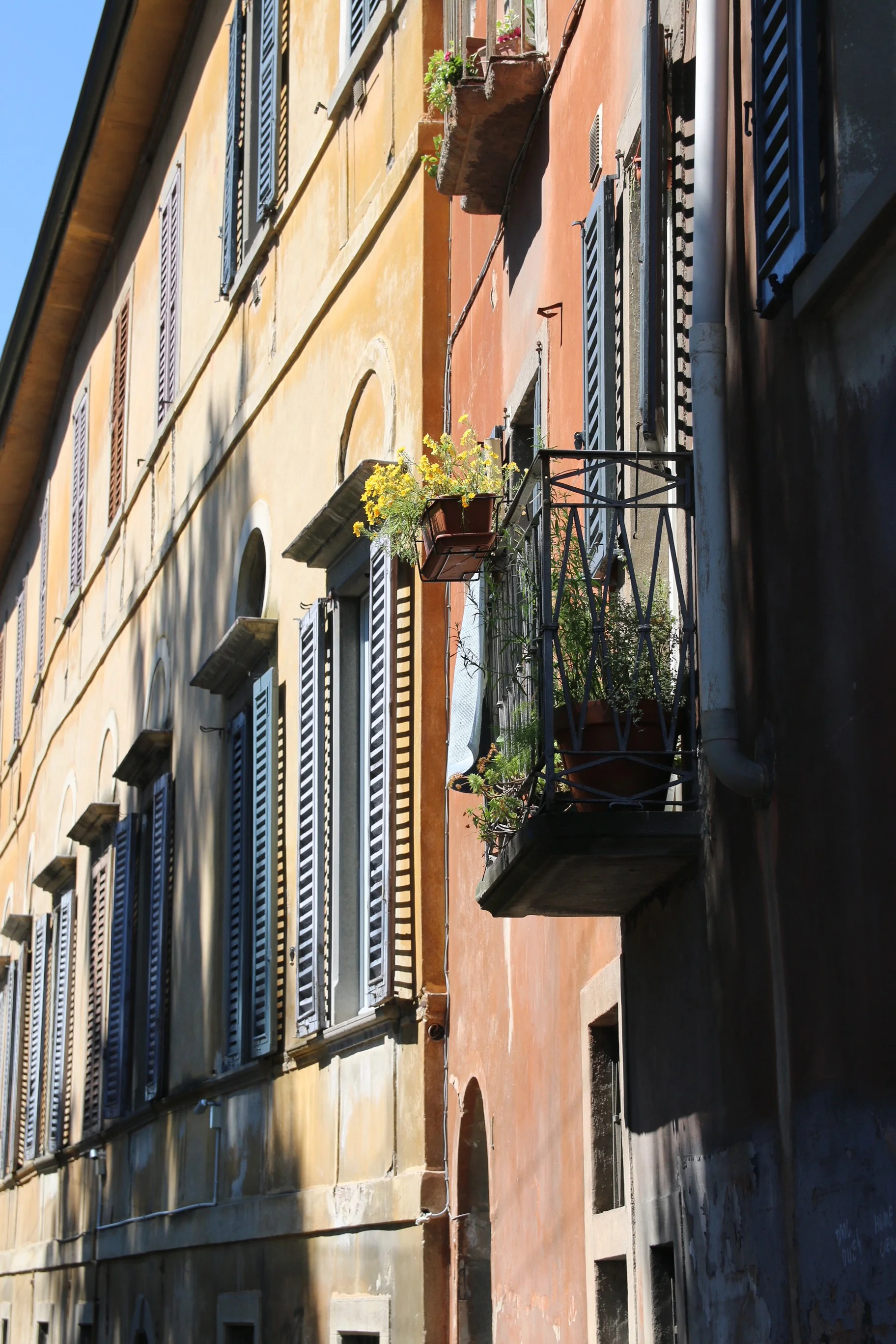 Beautiful houses of Bergamo