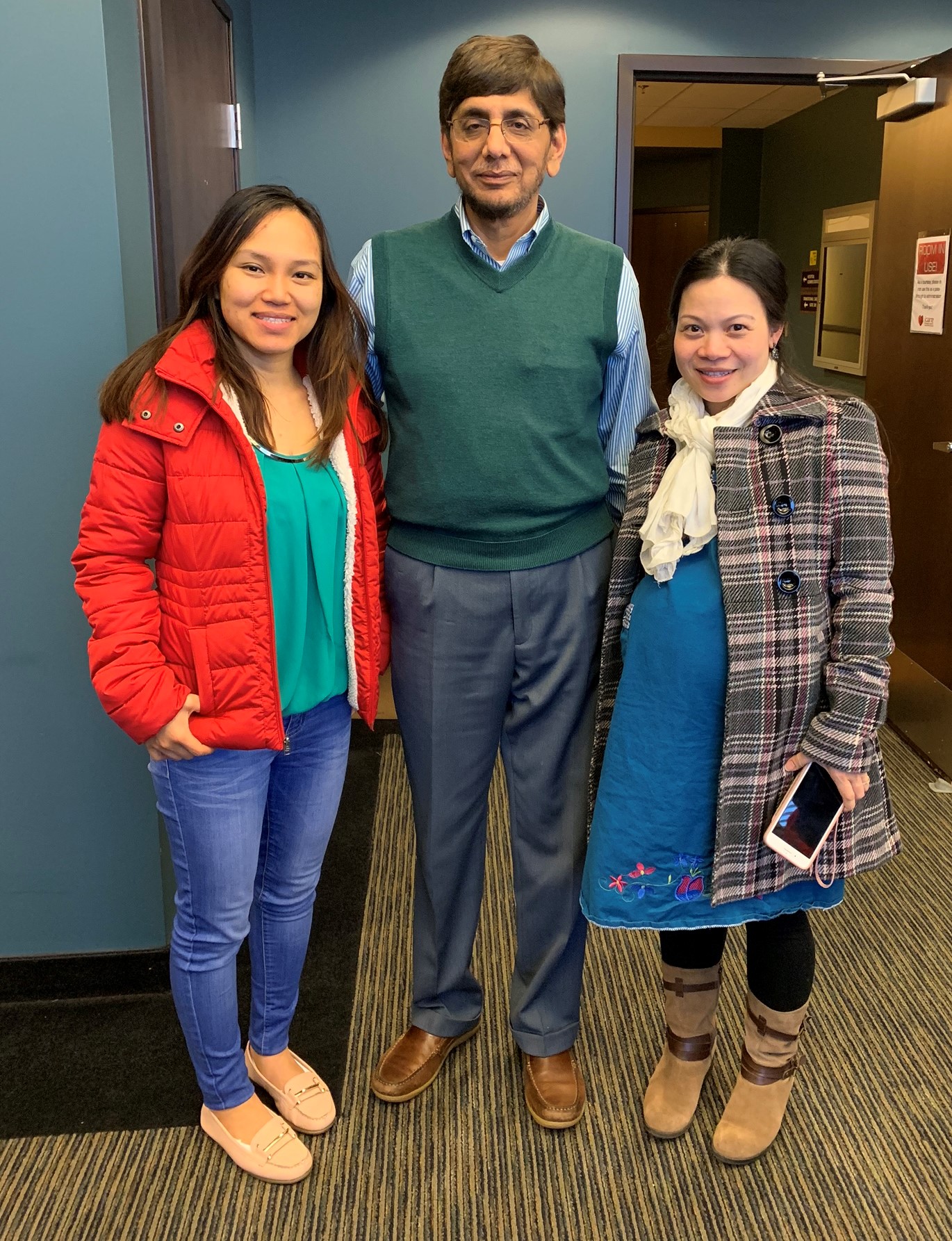 January 2019 - photo with students