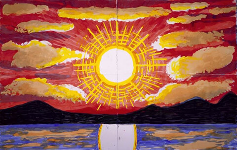 Northern Sunset, David Hockney