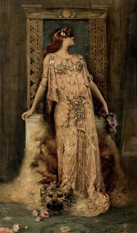 Portrait of Sarah Bernhardt, Georges Clairin (1893)