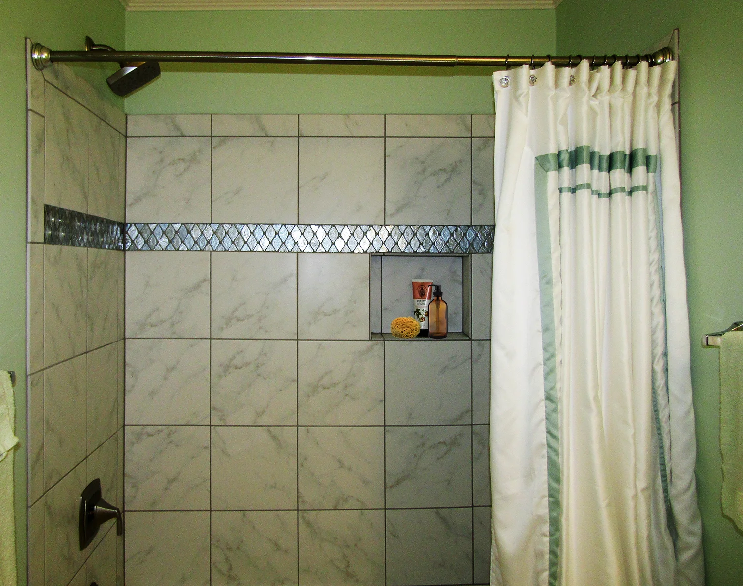 Mint green bathroom interior design atlanta georgia