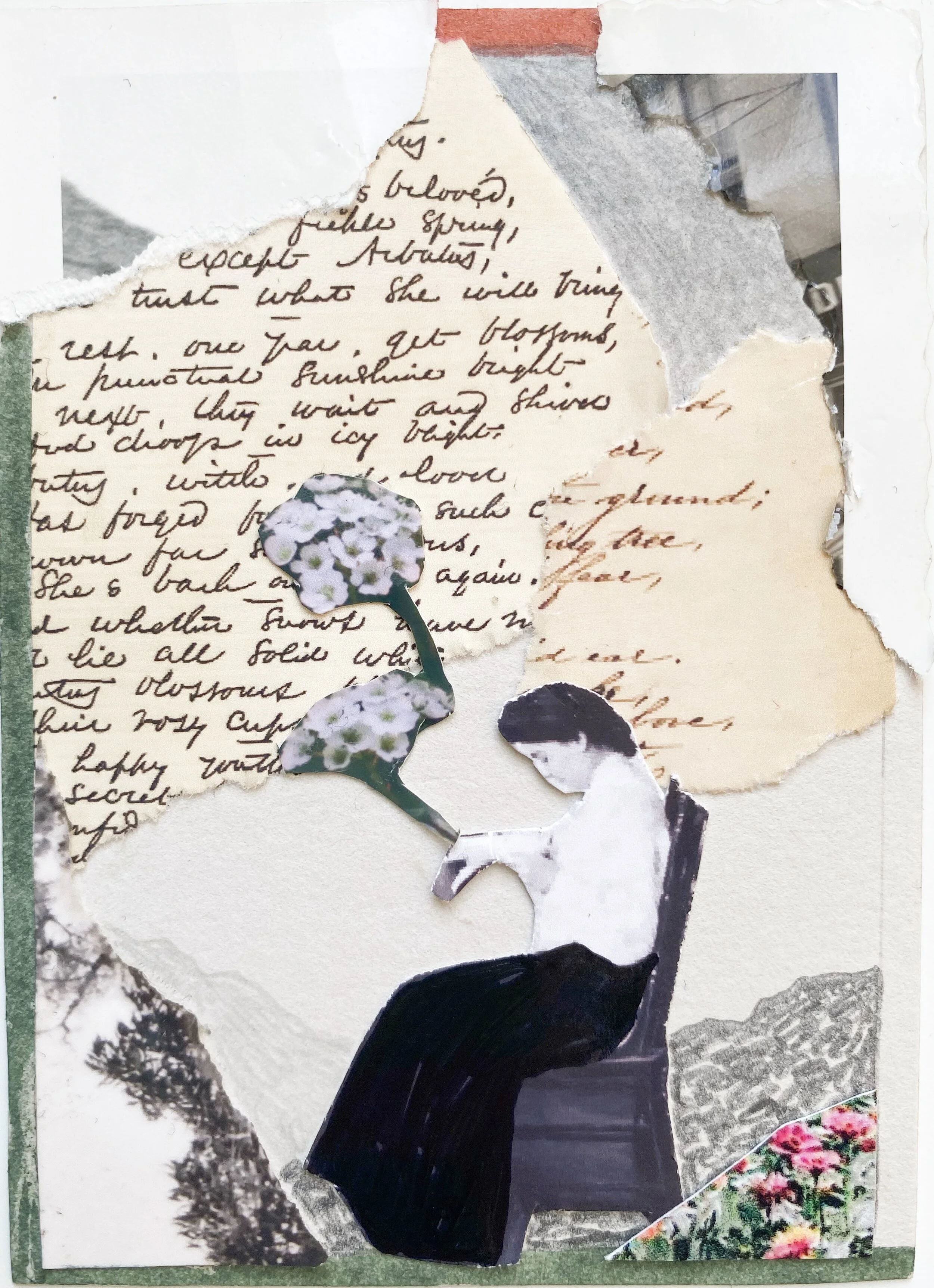 Day 7: Poetry; 2.5"x3.5"