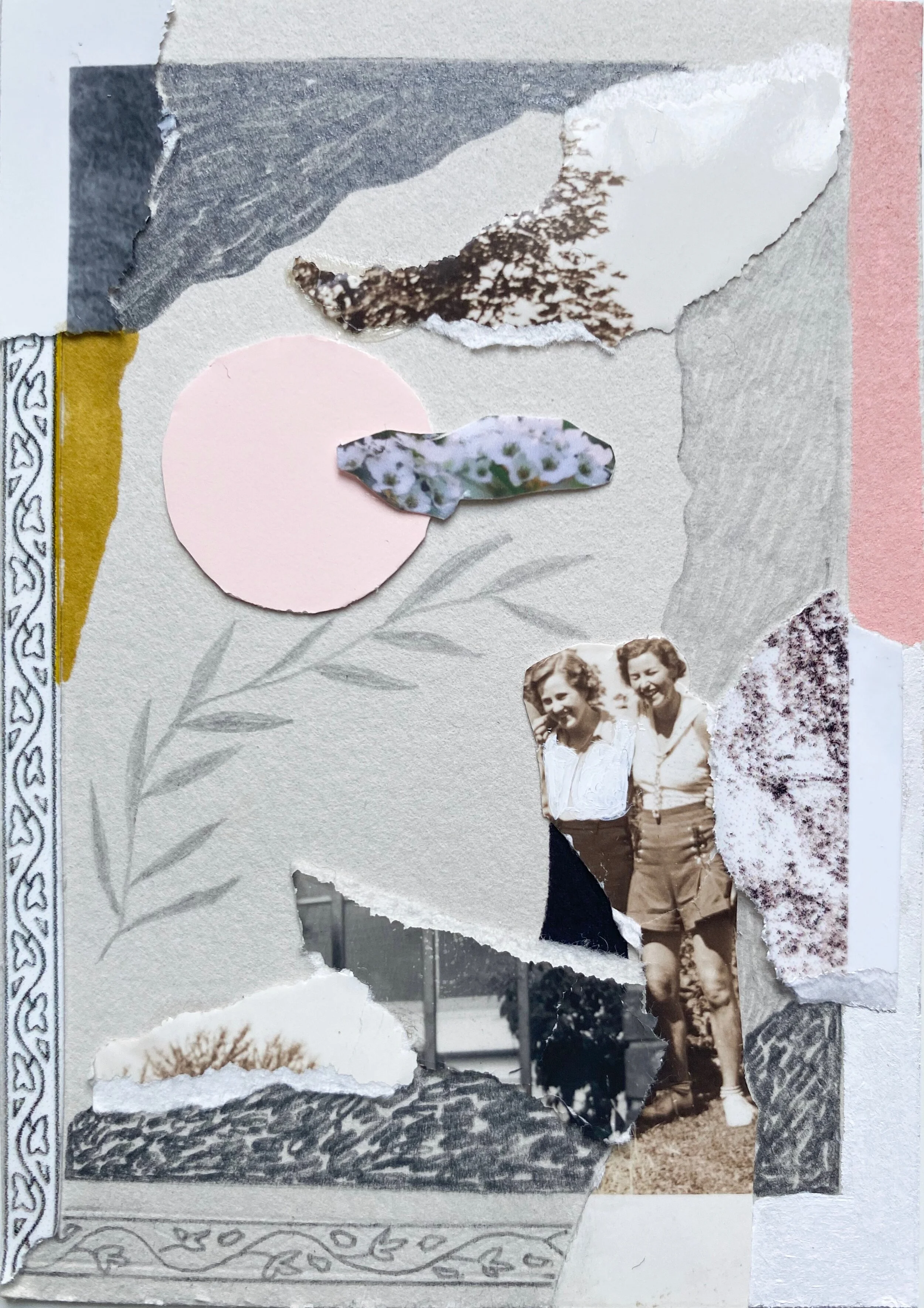 Day 1: Laughter; 2.5"x3.5"