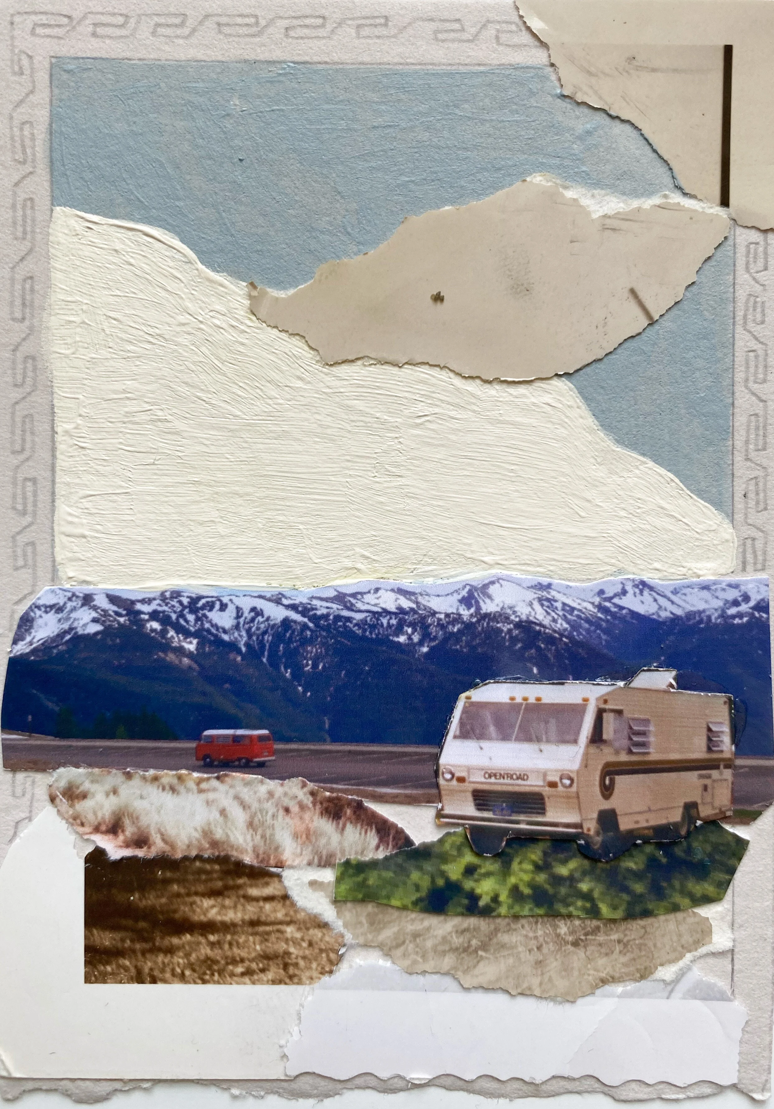 Day 25: Roads; 2.5in x 3.5in 