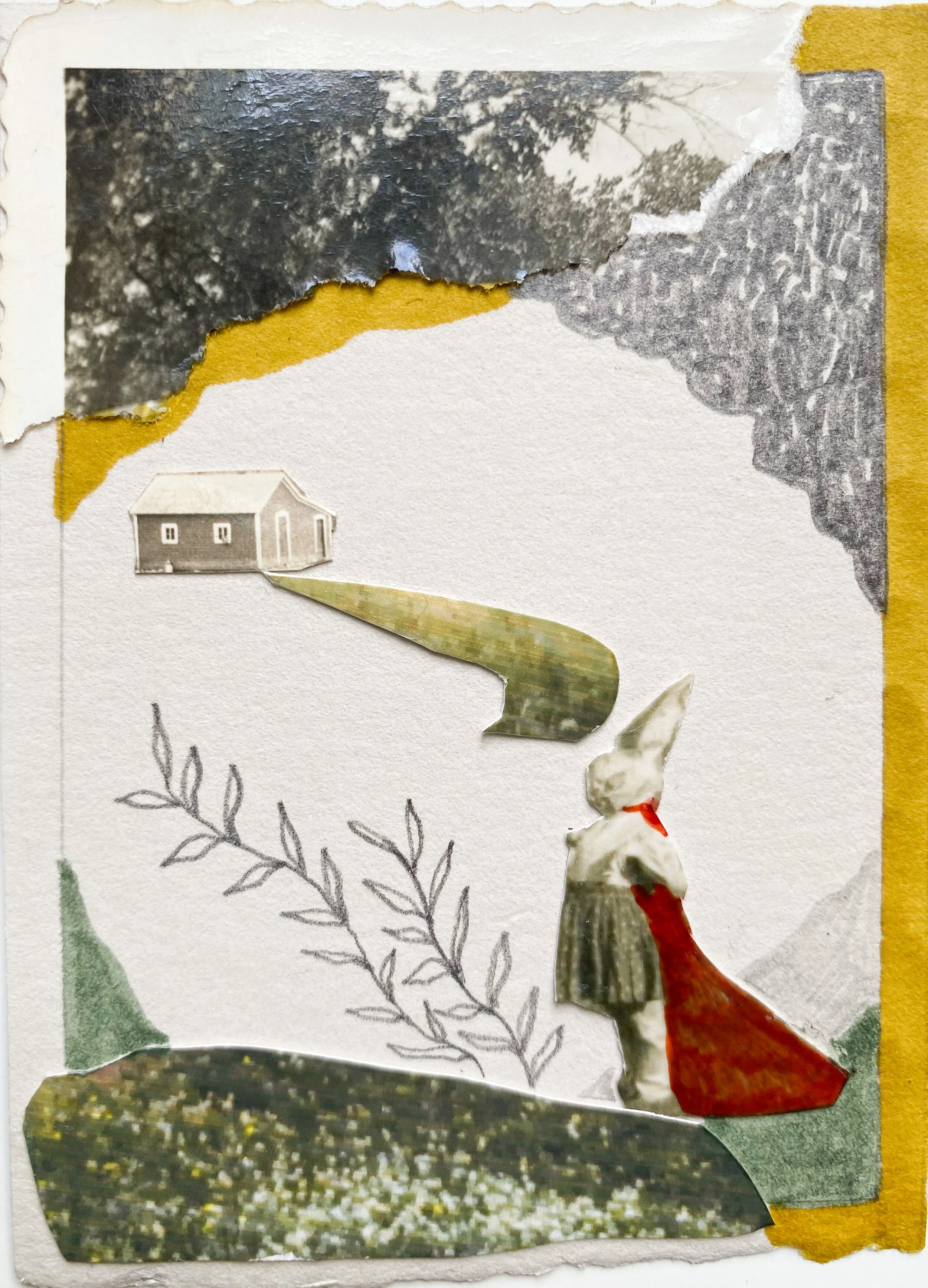 Day 27: Rabbit; 2.5in x 3.5in