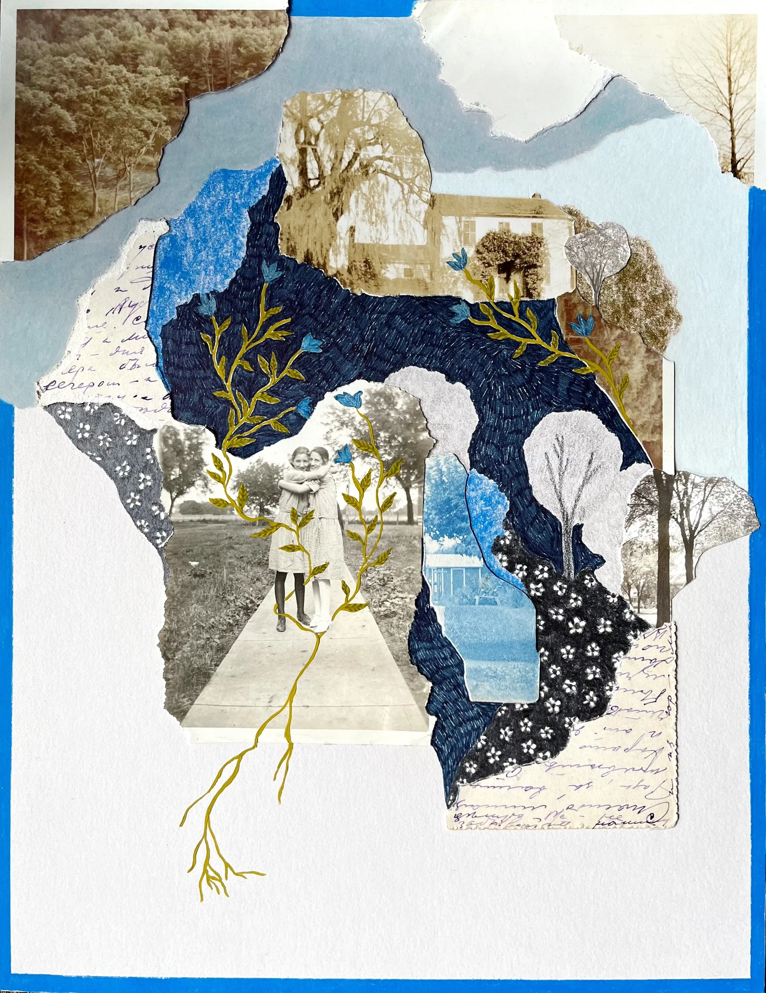  “Camarades”; 9in x 12in; 2024 