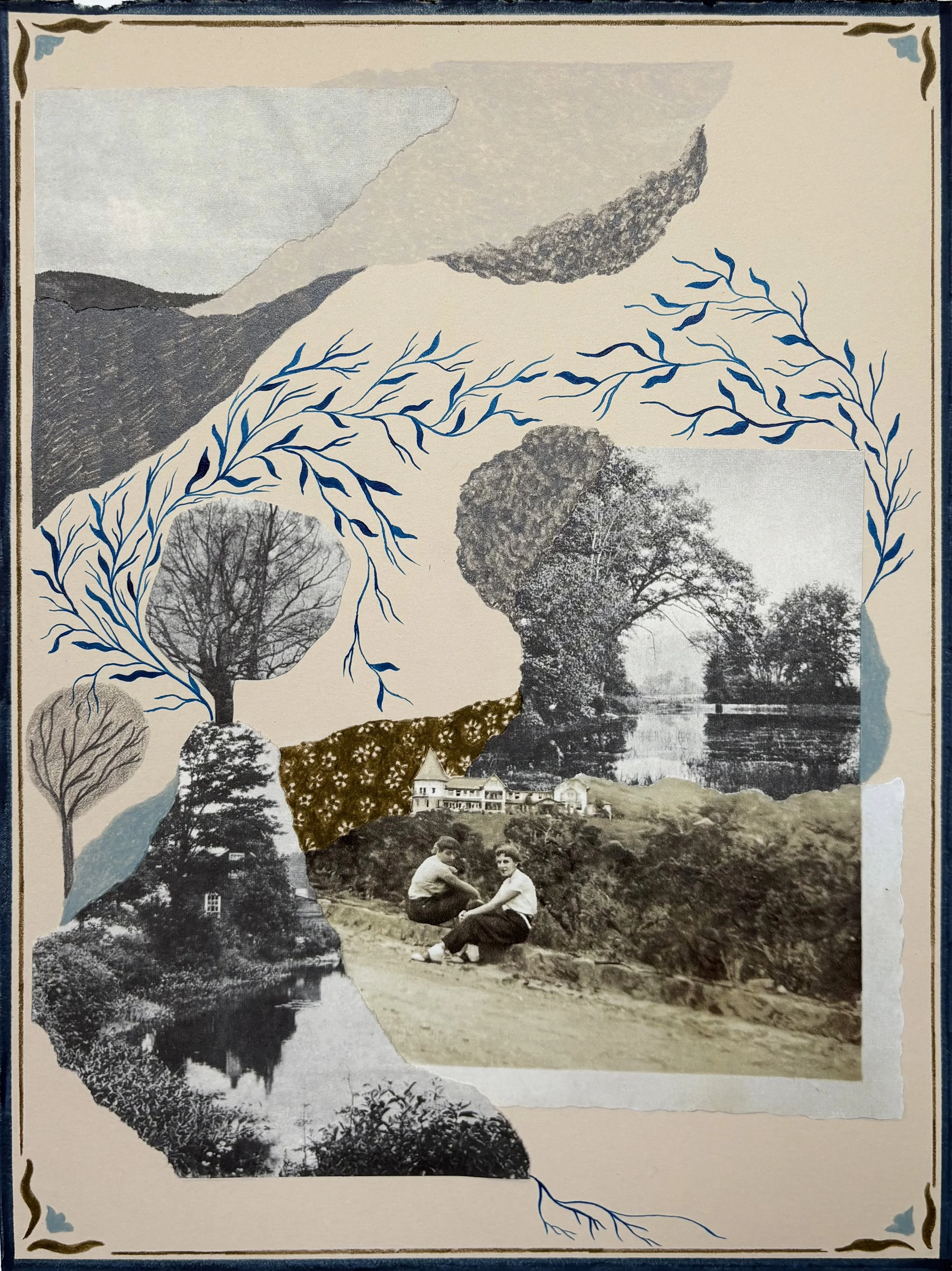 Secret Garden, 9in x 12in, 2025