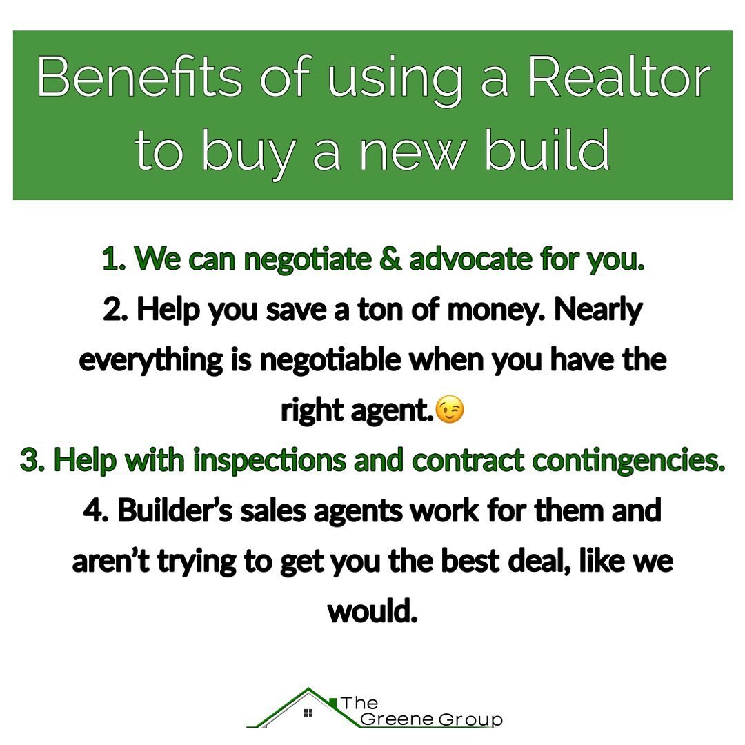 Did you know that there are quite a few benefits to having a real estate agent represent your purchase from a builder?

Many people think new home builds are set pricing, but this is not always the case. We&rsquo;ve successfully saved previous client