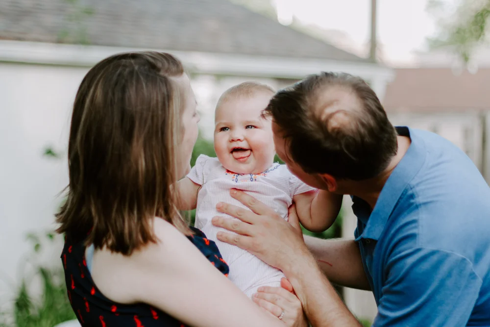Backyard Family Session | Charlotte's In and Out Party